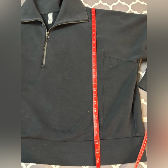 SPANX Air Essentials Ladies Black 1/2 Zip Sweatshirt Top size 2XL - Picture 5 of 6